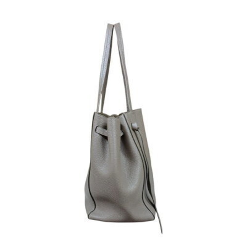 Celine Cabas Phantom Shoulder Bag Grey Leather - Picture 4 of 9